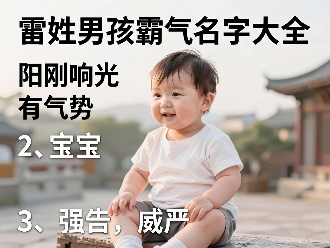 雷姓男孩霸气名字大全，阳刚响亮有气势