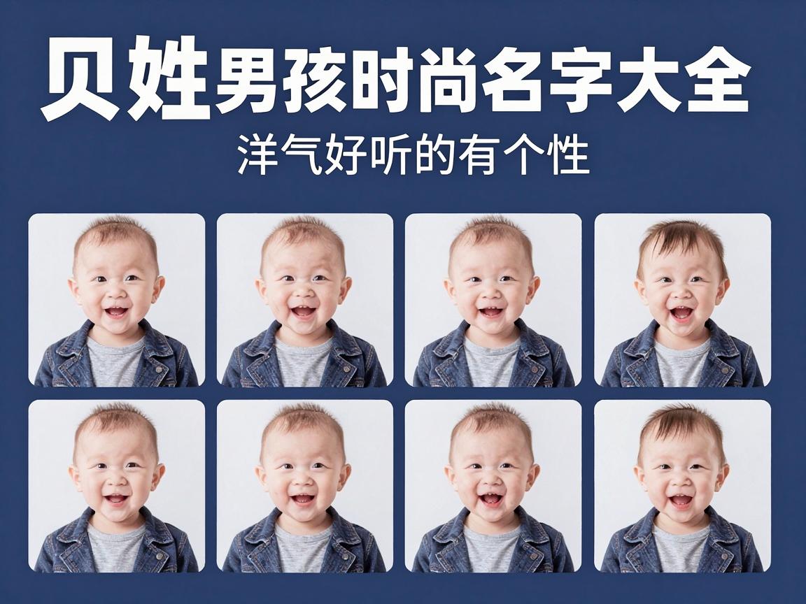 贝姓男孩时尚名字大全，洋气好听有个性