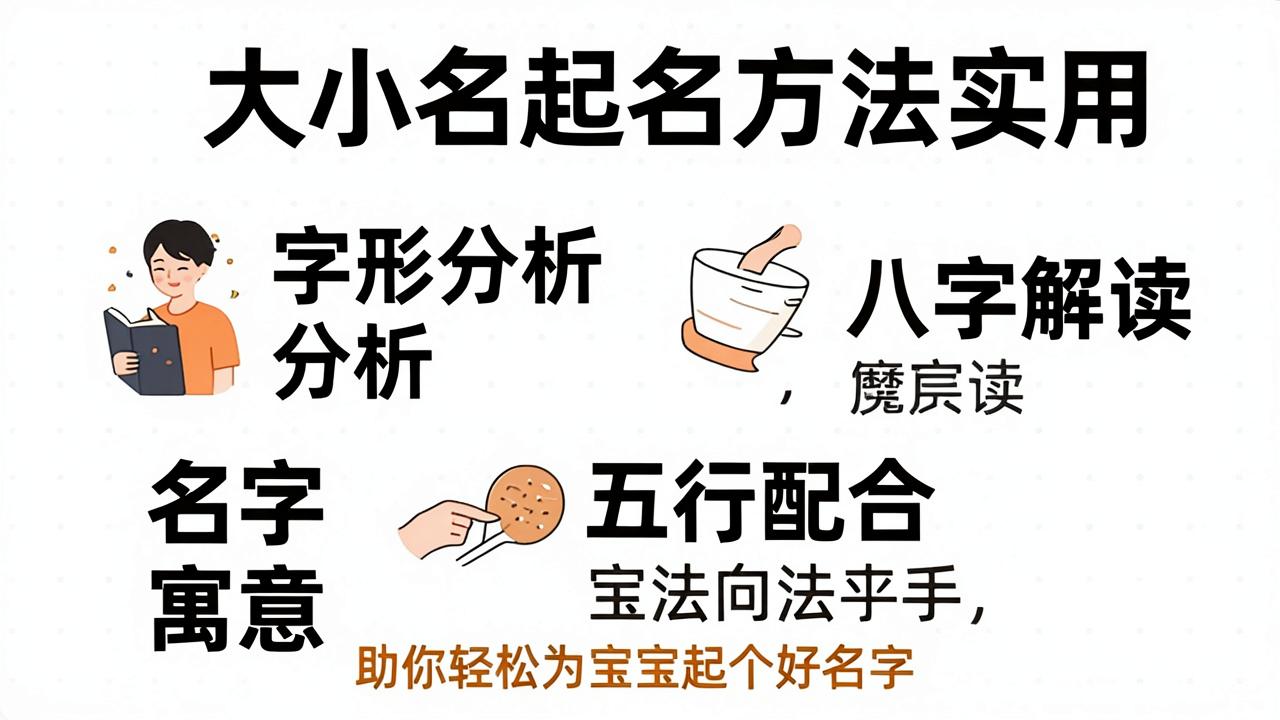五大小名起名方法实用 五大小名起名方法实用