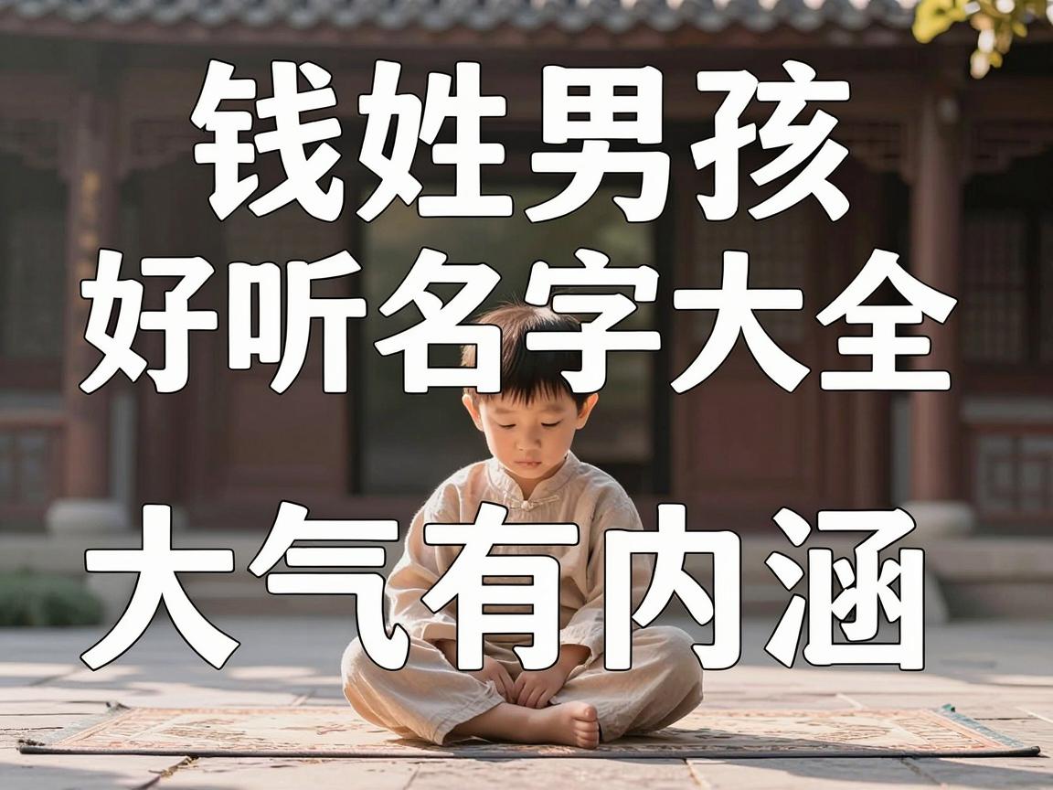 钱姓男孩好听名字大全，大气有内涵