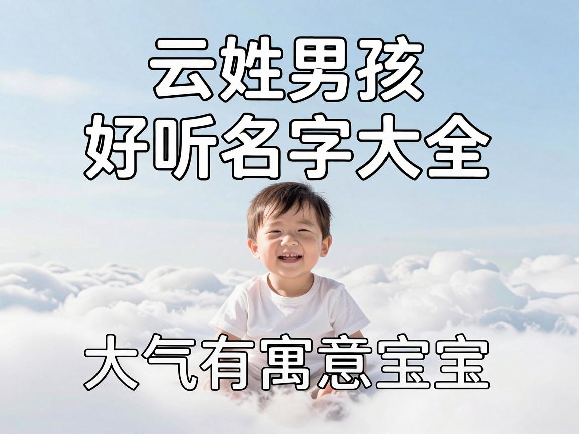 云姓男孩好听名字大全，大气有寓意