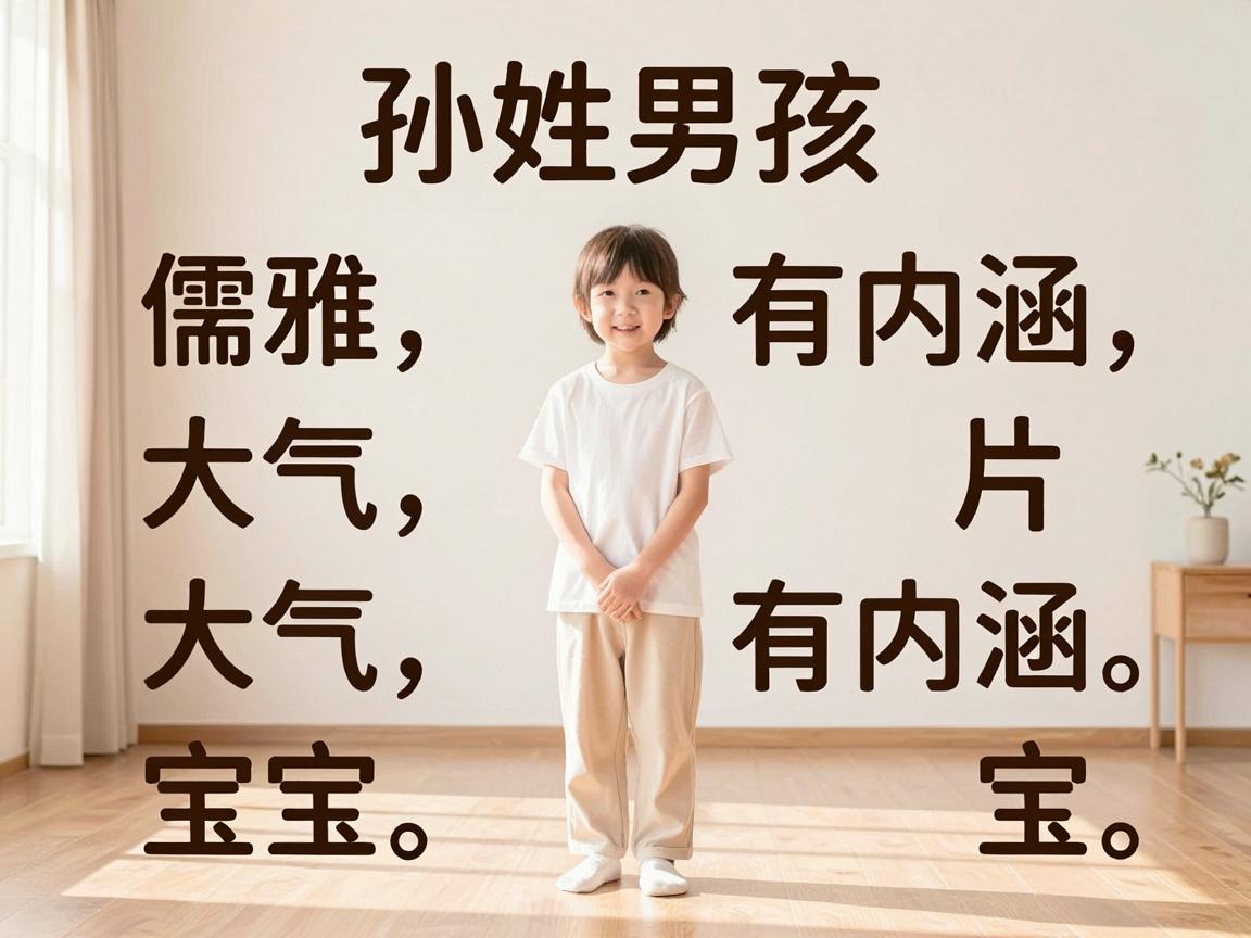 孙姓男孩诗意名字大全，儒雅大气有内涵