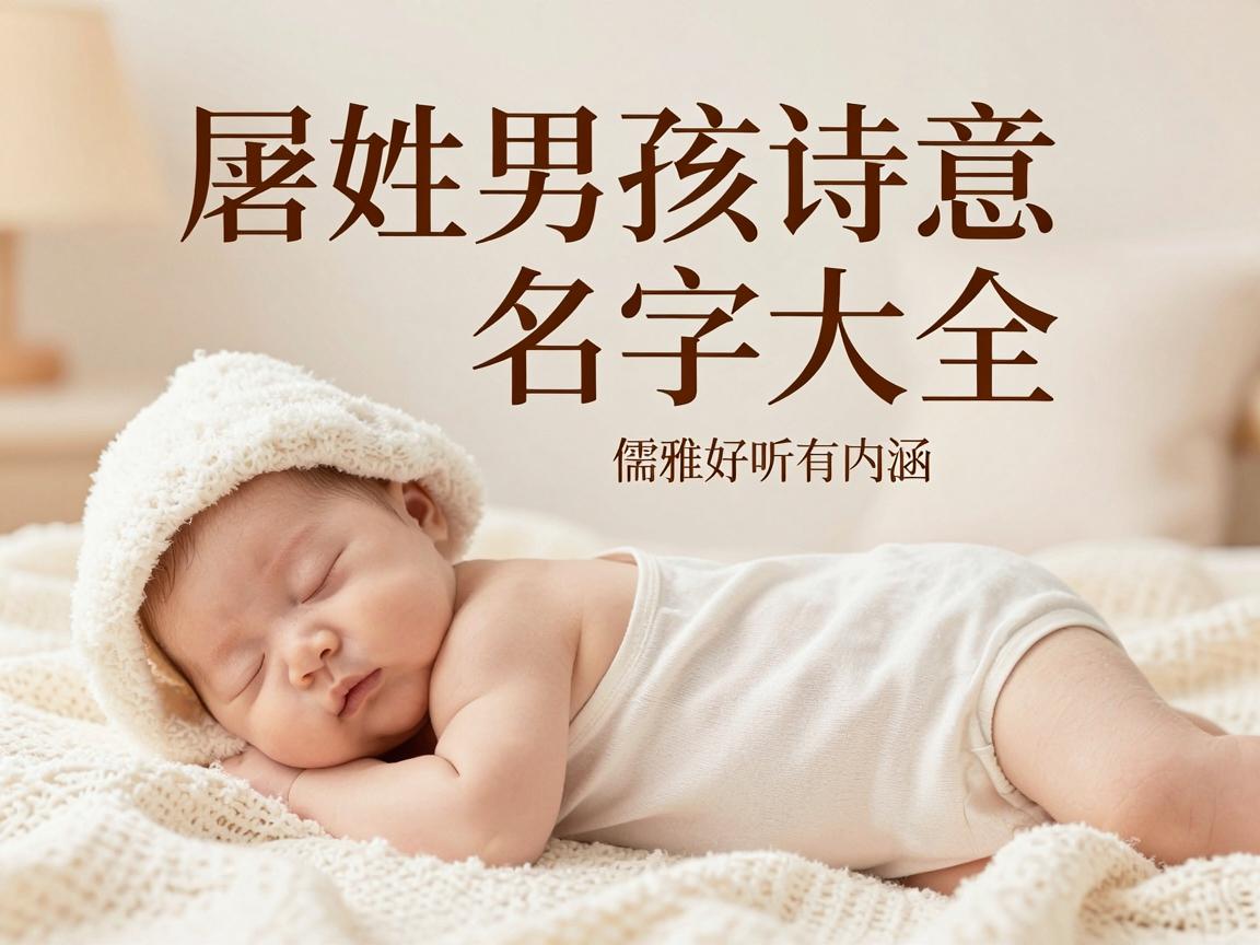 屠姓男孩诗意名字大全，儒雅好听有内涵