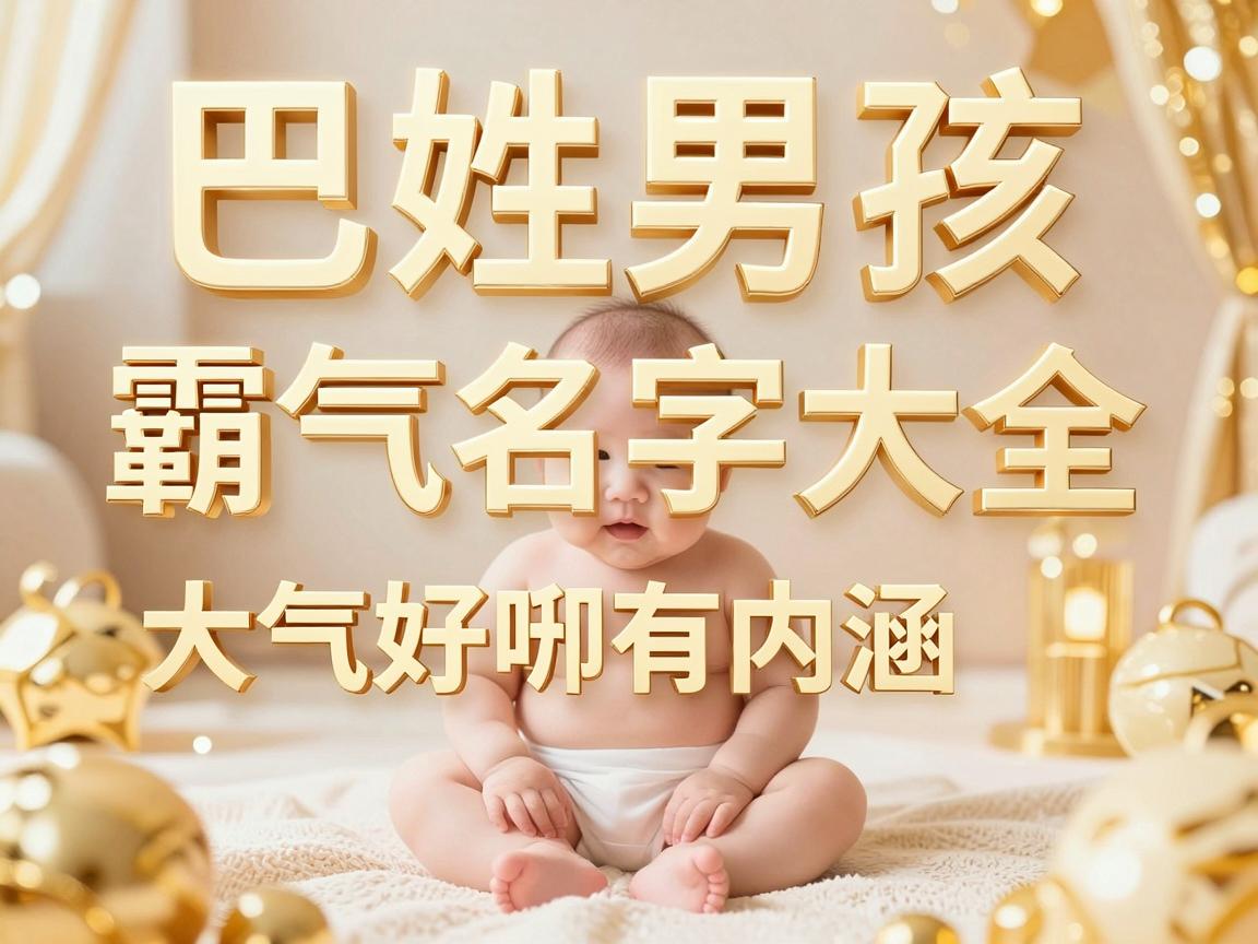 巴姓男孩霸气名字大全，大气好听有内涵