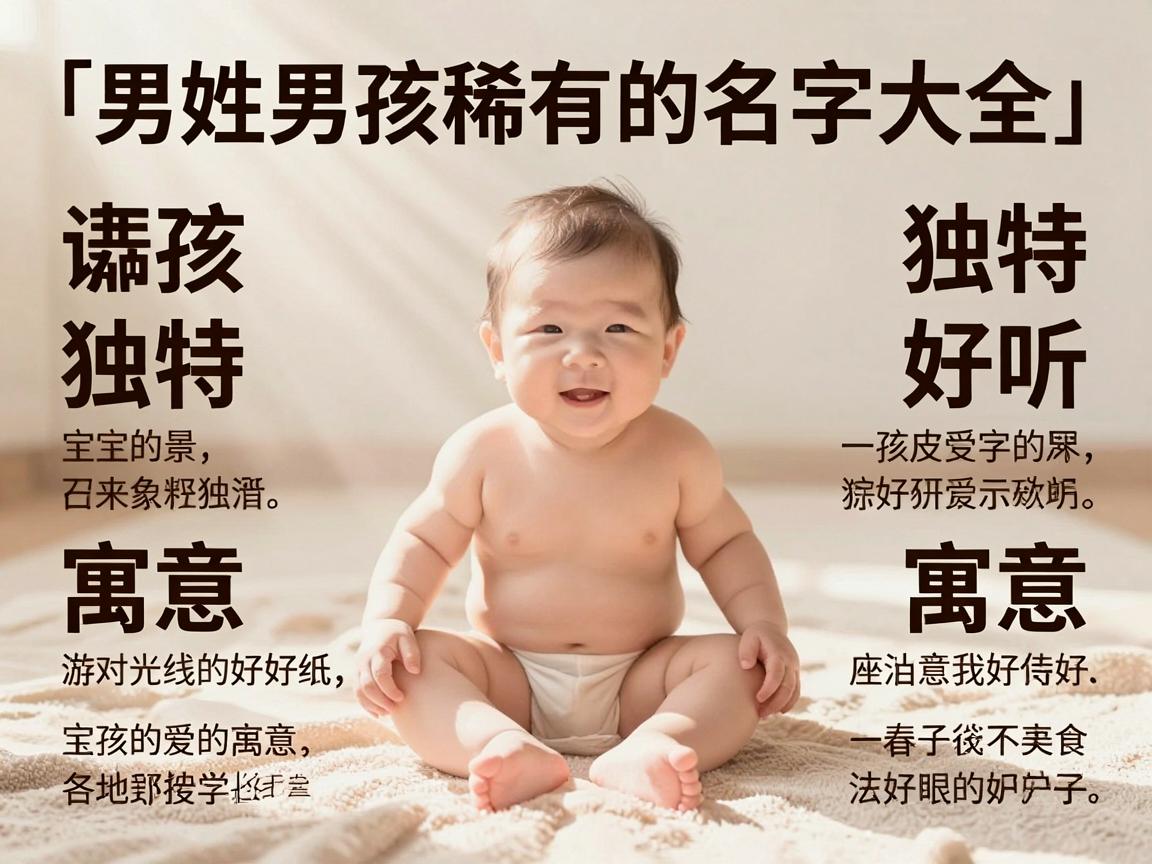 世姓男孩稀有名字大全，独特好听有寓意