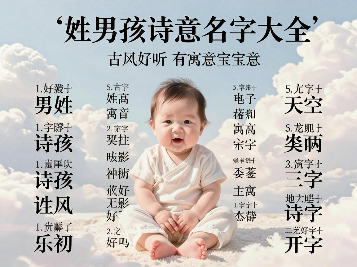 后姓男孩诗意名字大全，古风好听有寓意