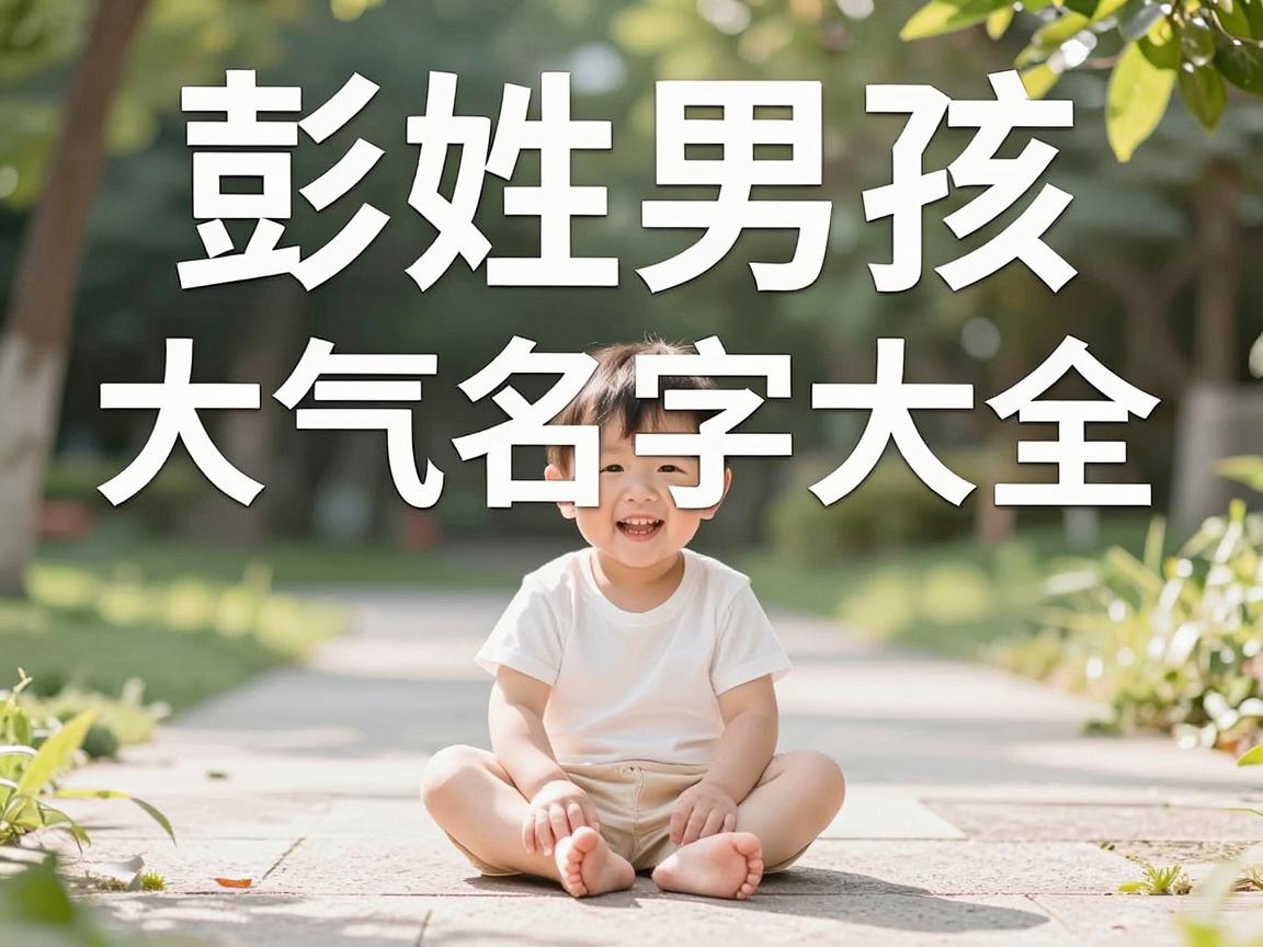 彭姓男孩大气名字大全，响亮好听有寓意