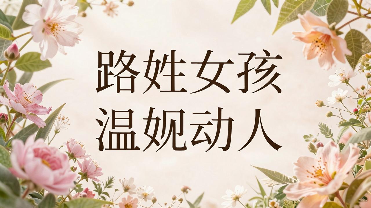 路姓女孩名字温婉动人 路姓女孩名字温婉动人