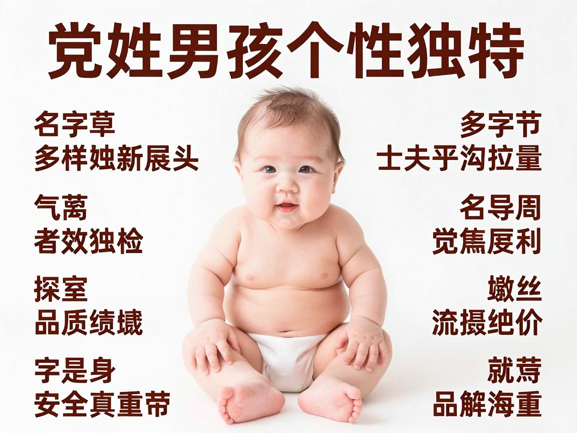 党姓男孩个性独特的名字大全