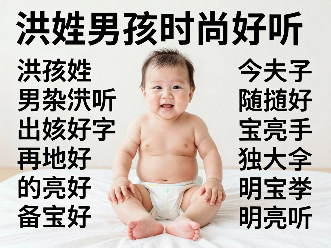 洪姓男孩时尚好听的名字大全