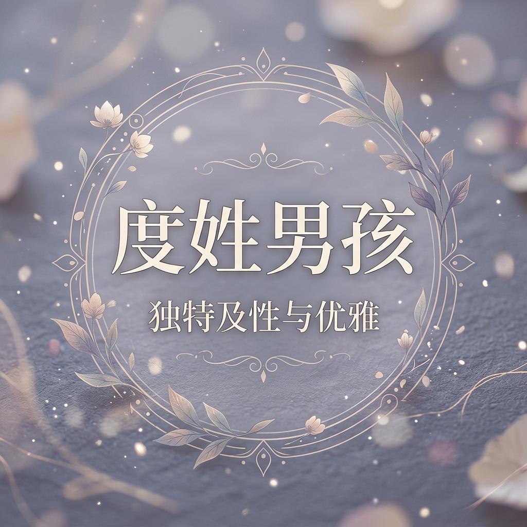 姓度男孩名字好听独特 姓度男孩名字好听独特