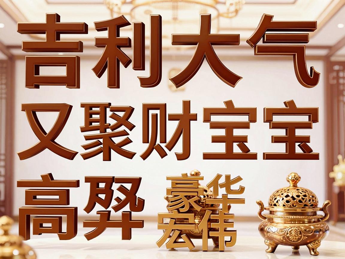 三个字公司名字大全-吉利大气又聚财