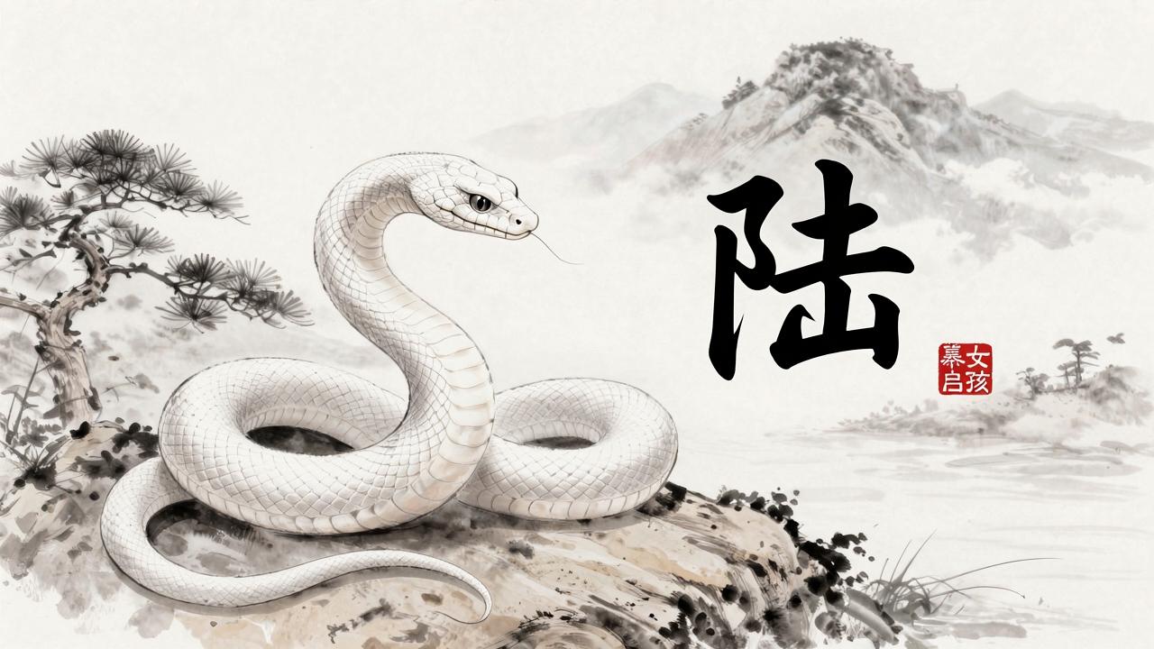 陆姓女孩蛇年取什么名字好