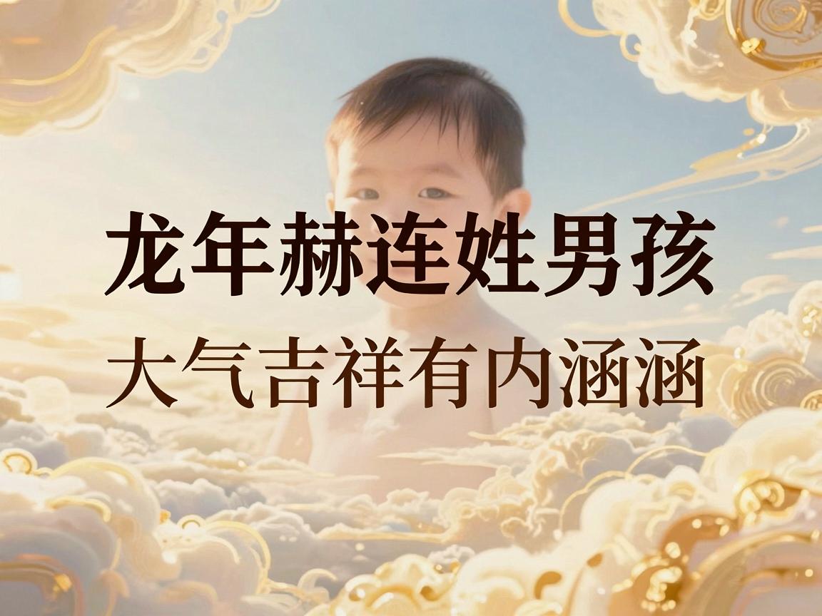 龙年赫连姓男孩名字：大气吉祥有内涵