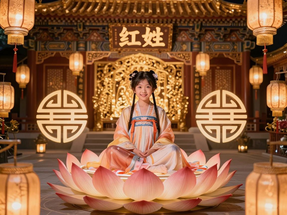 红姓女孩有福气的名字-吉祥好听寓意佳