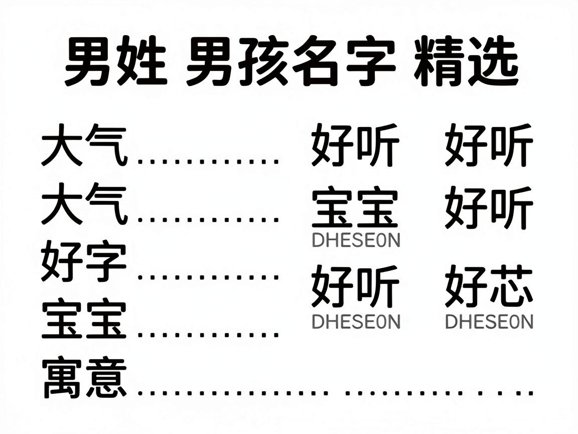 全姓男孩名字精选-大气好听寓意佳 全姓男孩名字精选-大气好听寓意佳
