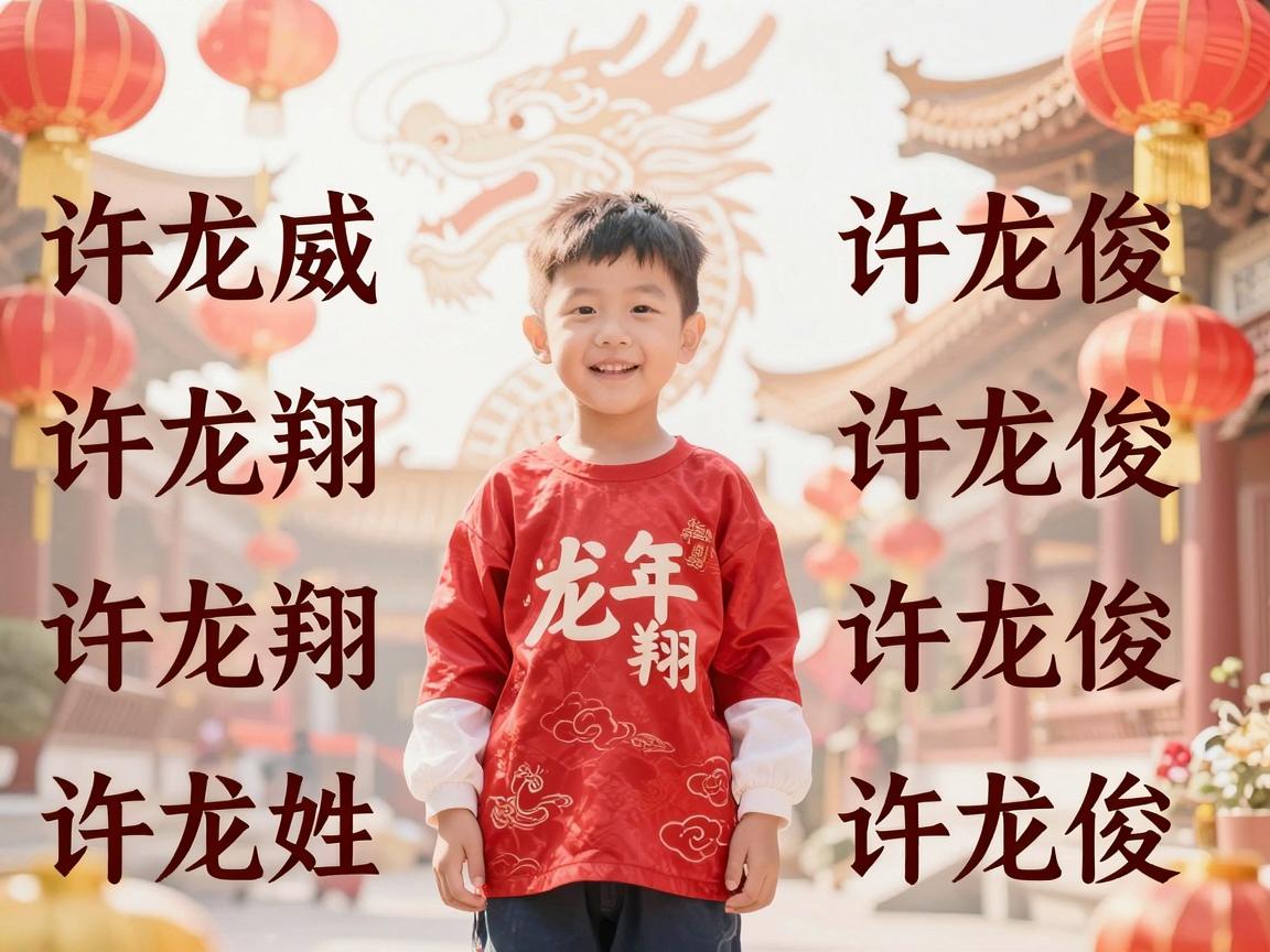龙年许姓男孩吉祥名字大全