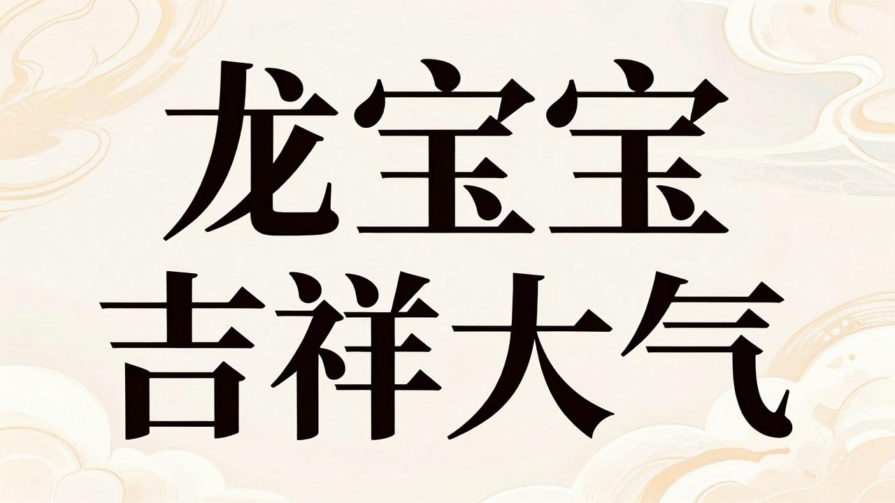 龙宝宝取名单字吉祥大气 龙宝宝取名单字吉祥大气