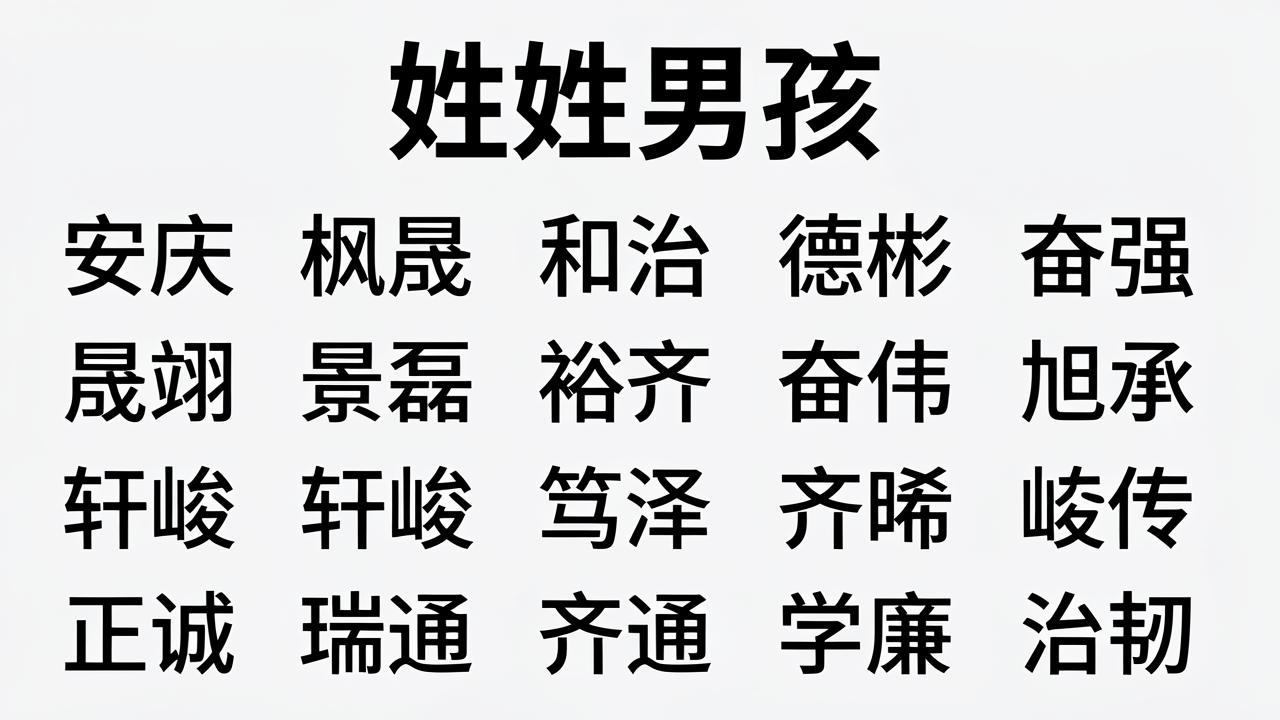 税姓男孩名字大全有哪些