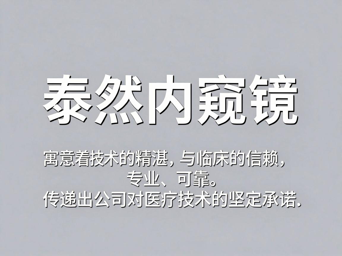 内窥镜公司取什么名字好，专业可靠的内窥镜公司名字推荐
