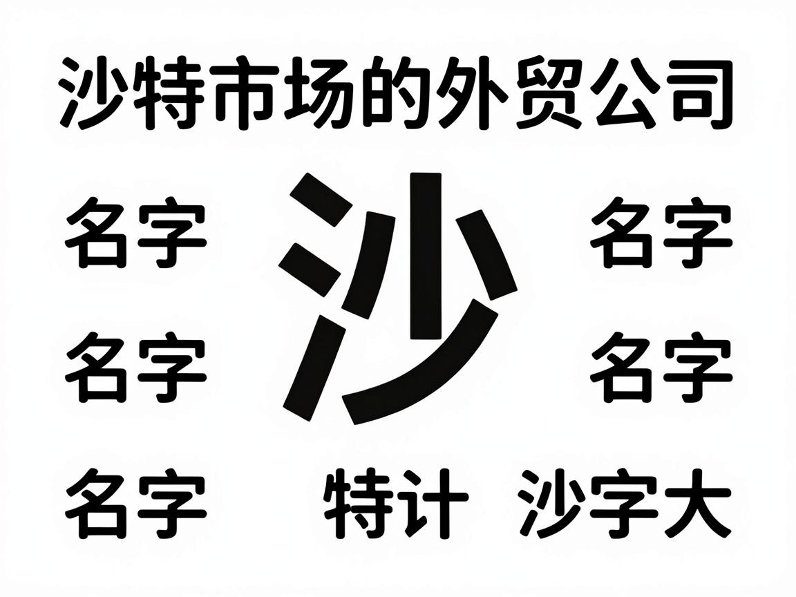 沙特外贸公司取什么名字好,适合沙特市场的外贸公司名字大全 沙特外贸公司取什么名字好,适合沙特市场的外贸公司名字大全