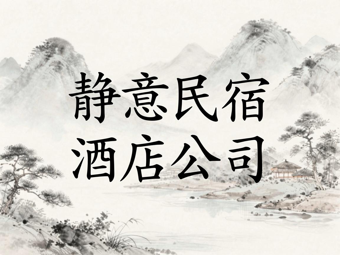 民宿酒店公司取什么名字好，诗意好听的民宿酒店公司名字