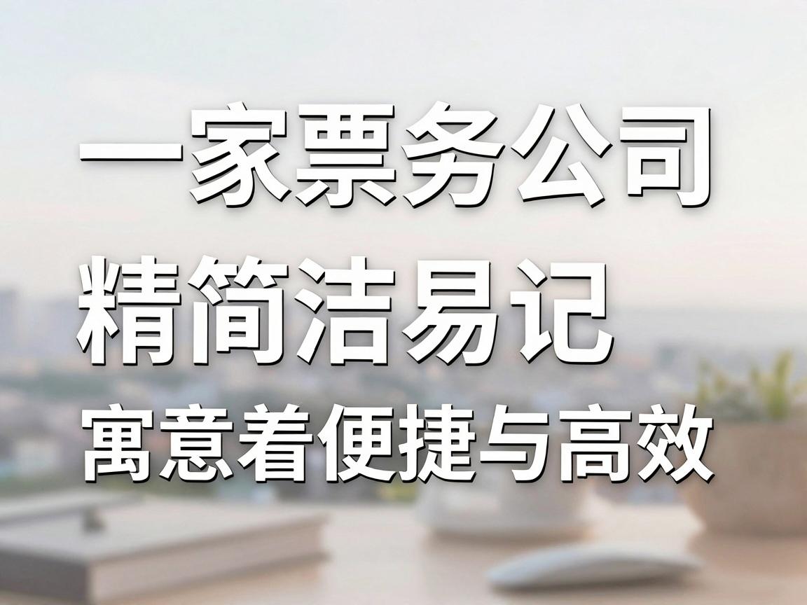 票务公司取什么名字好，便捷好记的票务公司名字推荐