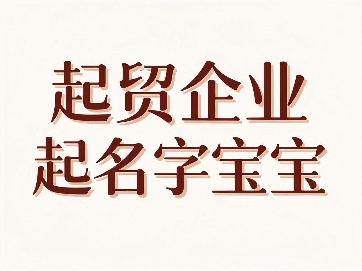 好的商贸企业起名字 好的商贸企业起名字