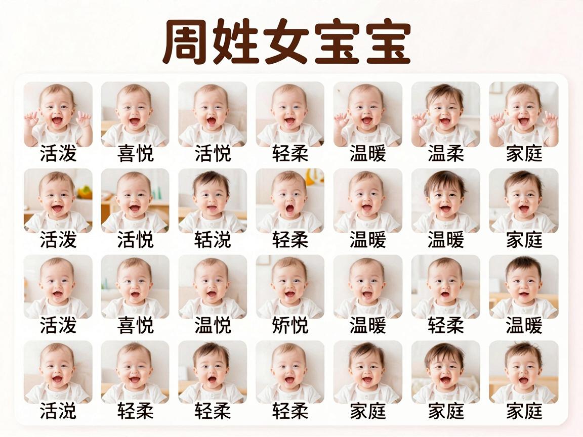 周姓女宝宝取名字大全500个 周姓女宝宝取名字大全500个