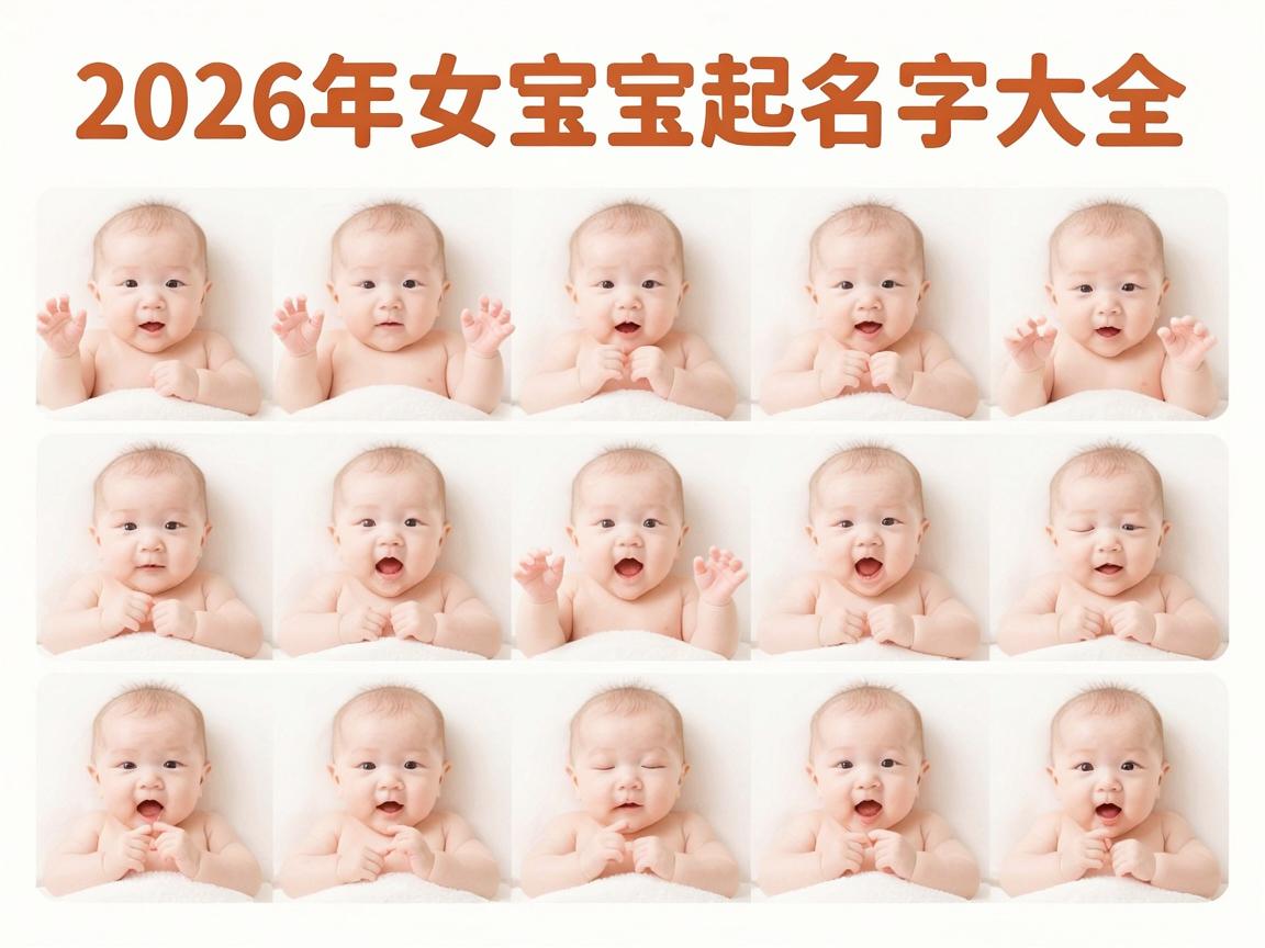2026年女宝宝起名字大全