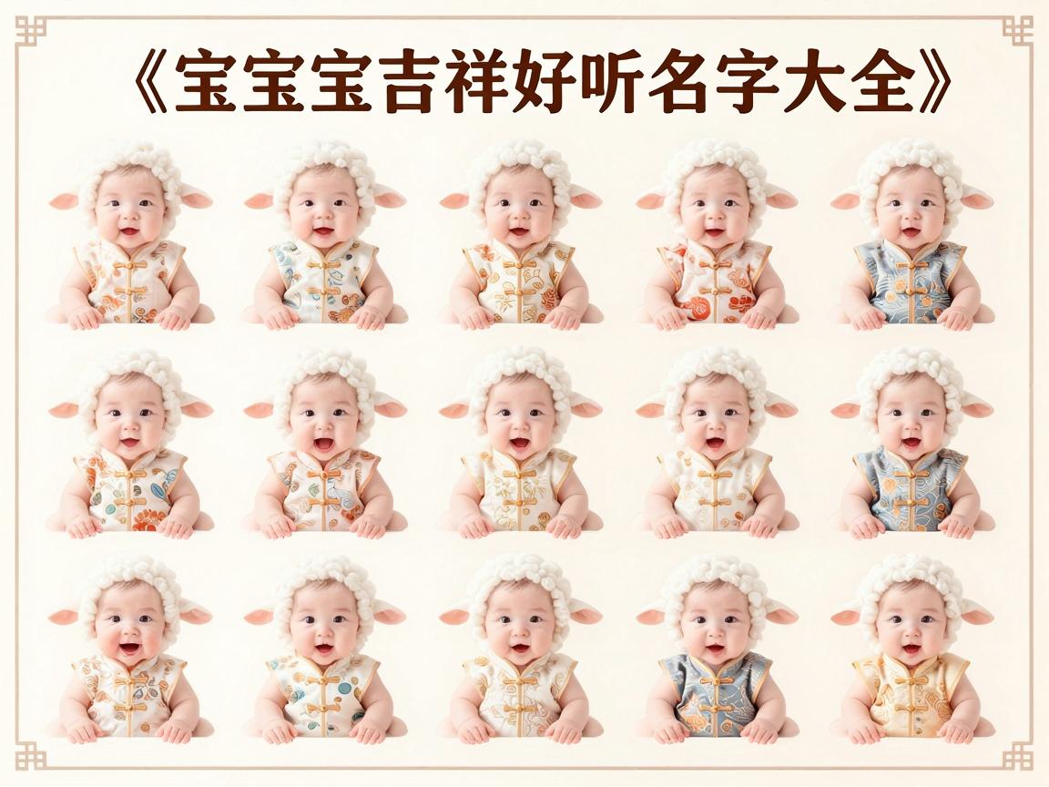 属羊宝宝吉祥好听名字大全 属羊宝宝吉祥好听名字大全