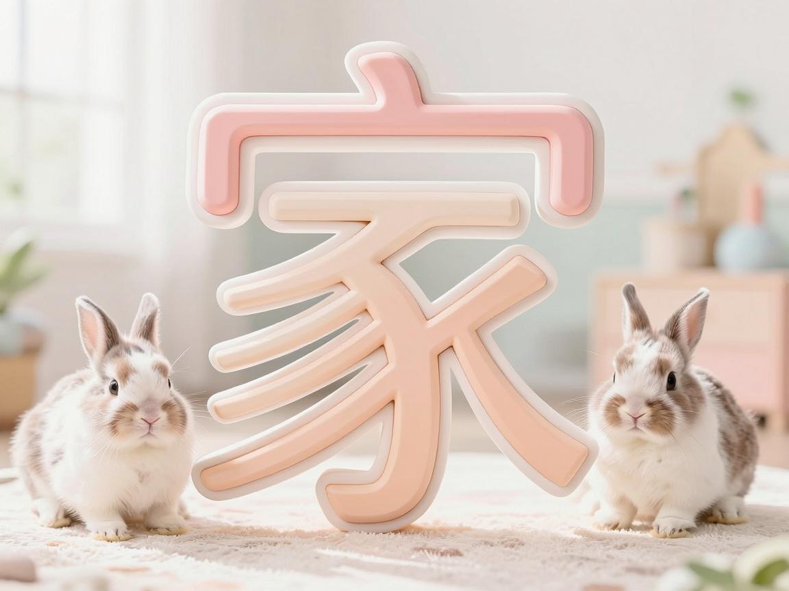 属兔宝宝带家字名字大全