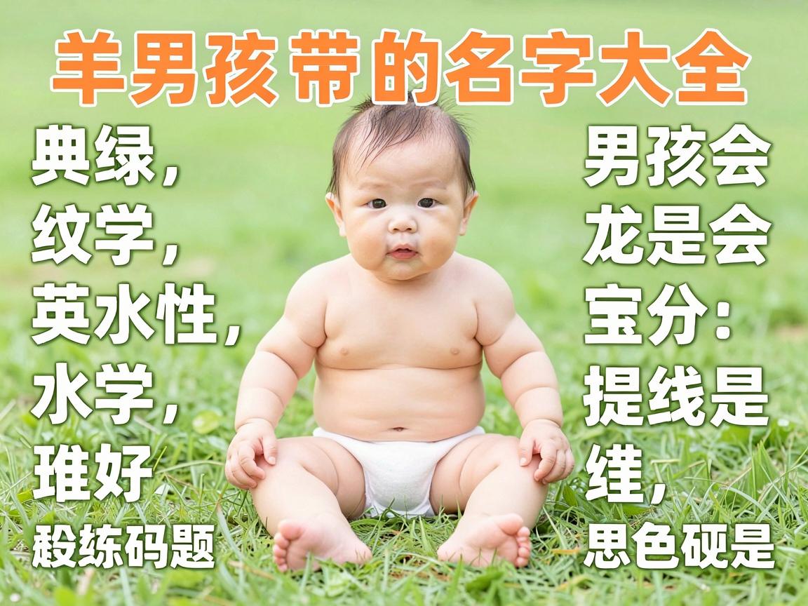 属羊男孩带水的名字大全 属羊男孩带水的名字大全