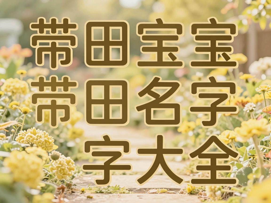 属羊宝宝带田字名字大全 属羊宝宝带田字名字大全
