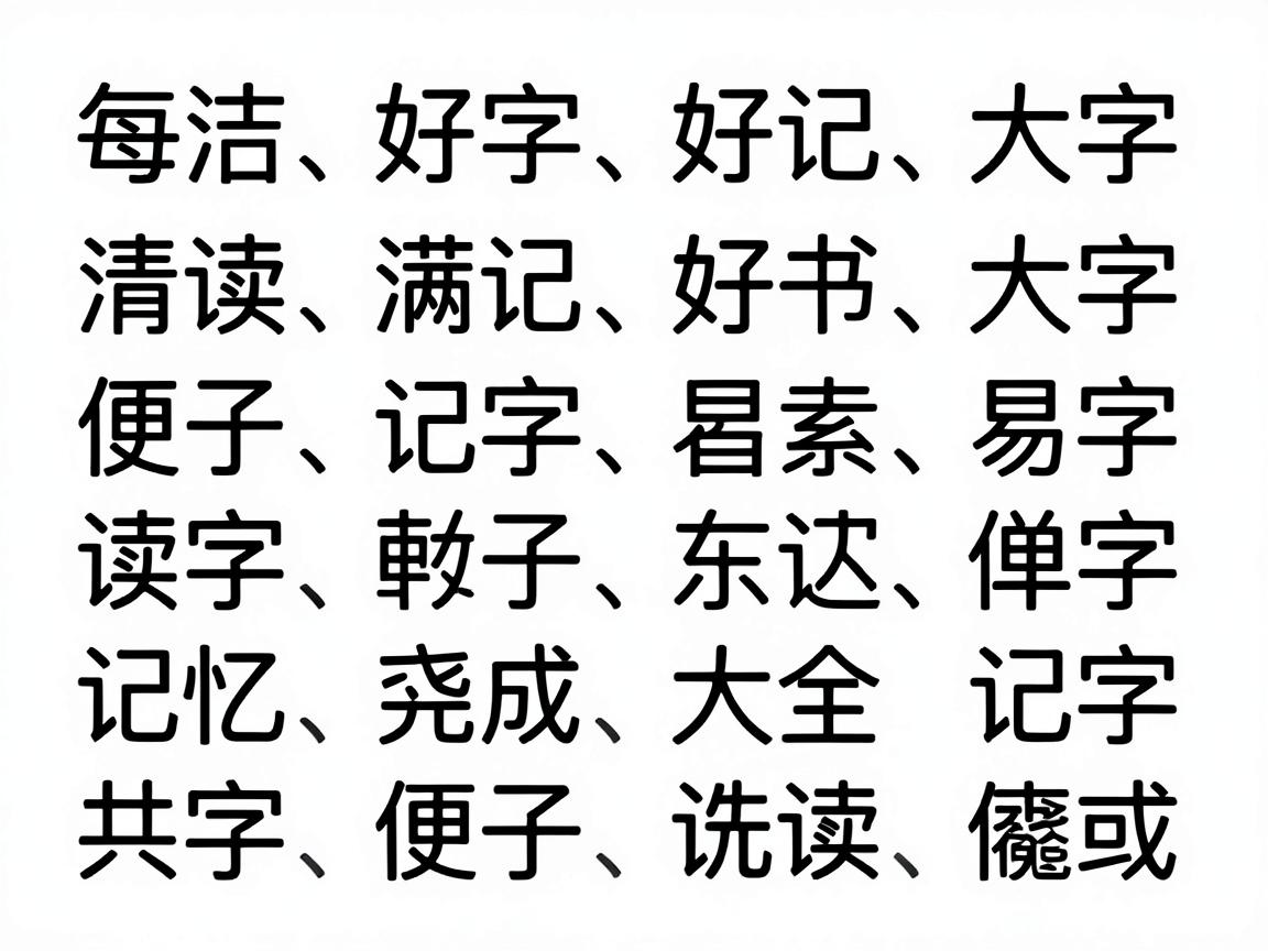 一个字取名字大全简洁好记 一个字取名字大全简洁好记