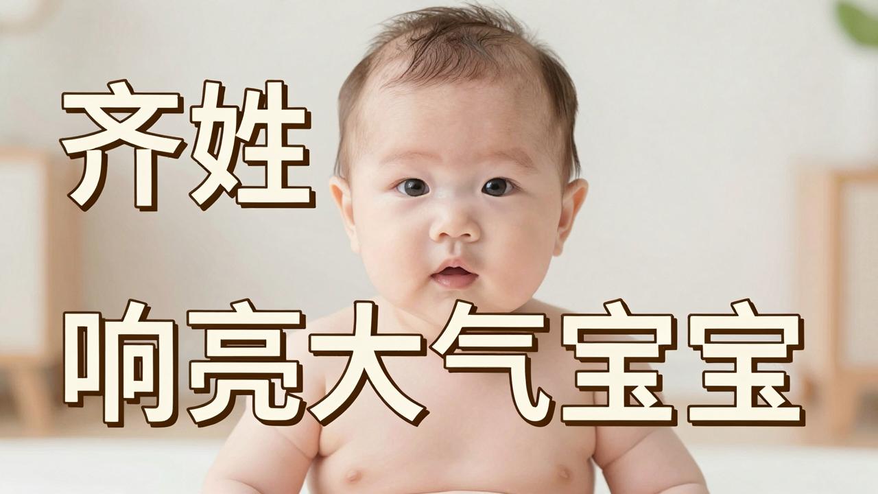 齐姓男孩名字响亮大气