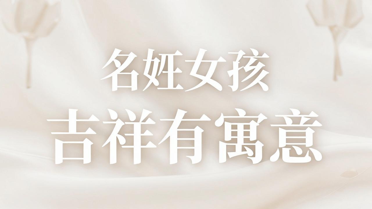 白姓女孩名字吉祥有寓意