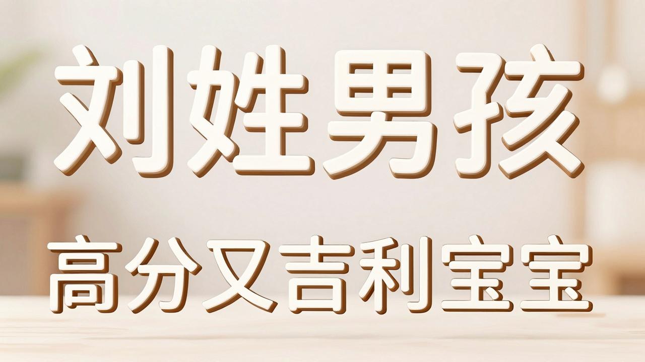 刘姓男孩名字高分又吉利 刘姓男孩名字高分又吉利