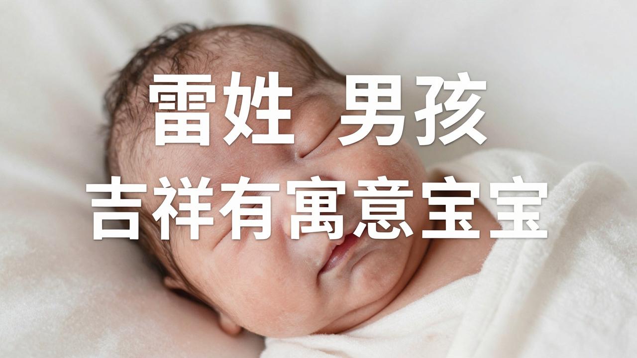 雷姓男孩名字吉祥有寓意 雷姓男孩名字吉祥有寓意