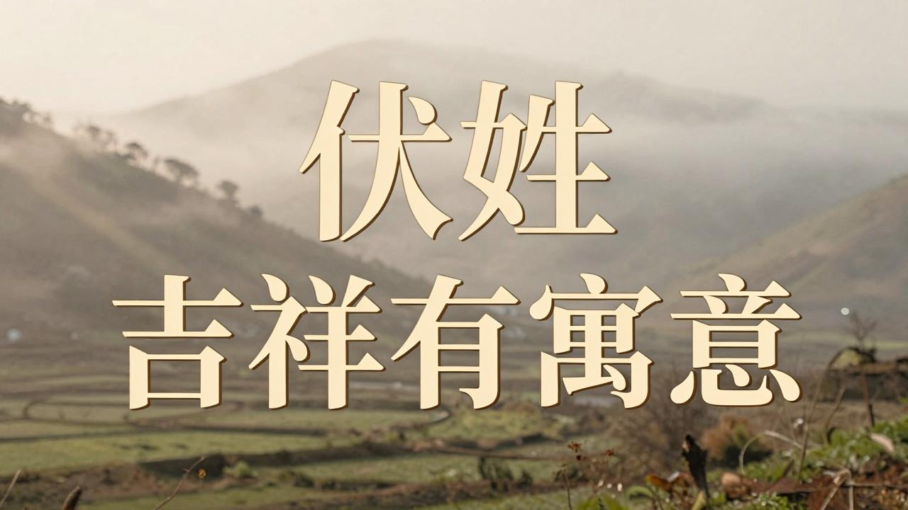伏姓男孩名字吉祥有寓意 伏姓男孩名字吉祥有寓意