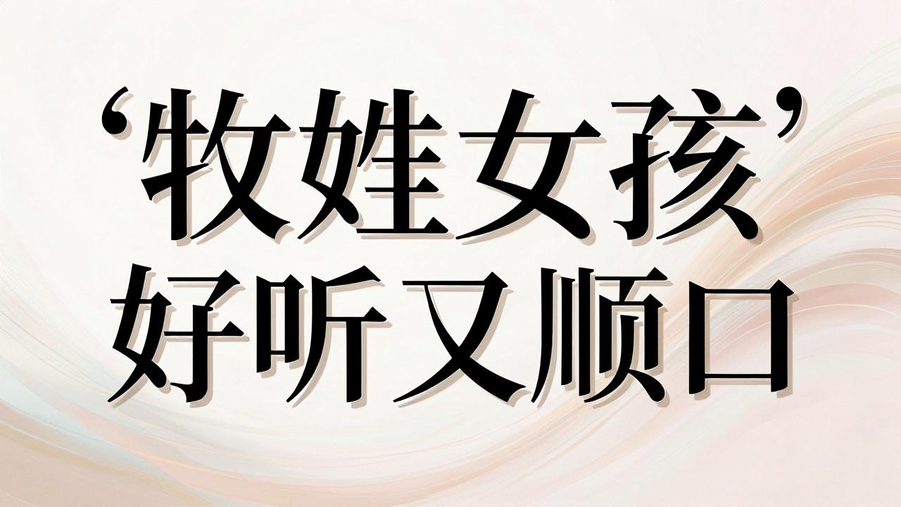 牧姓女孩名字好听又顺口 牧姓女孩名字好听又顺口