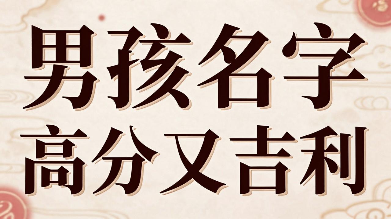 别姓男孩名字高分又吉利 别姓男孩名字高分又吉利