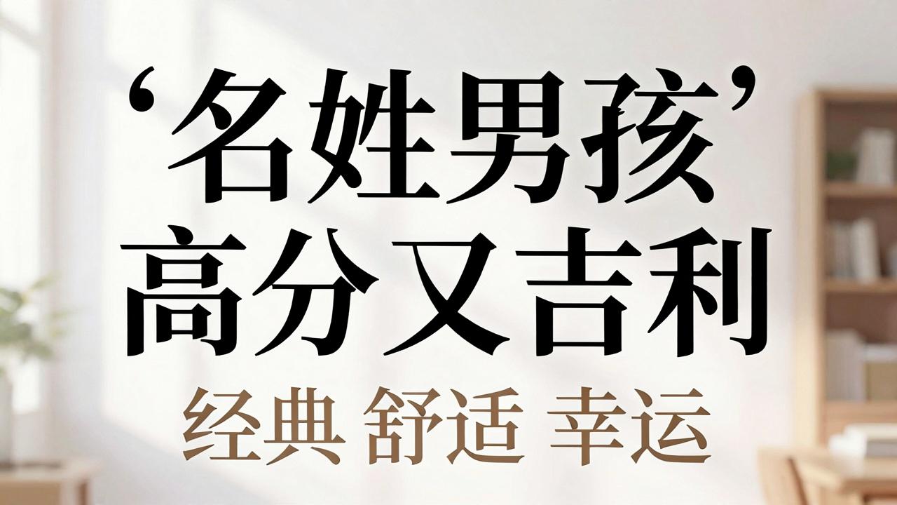 经姓男孩名字高分又吉利
