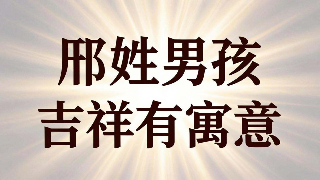 邢姓男孩名字吉祥有寓意 邢姓男孩名字吉祥有寓意