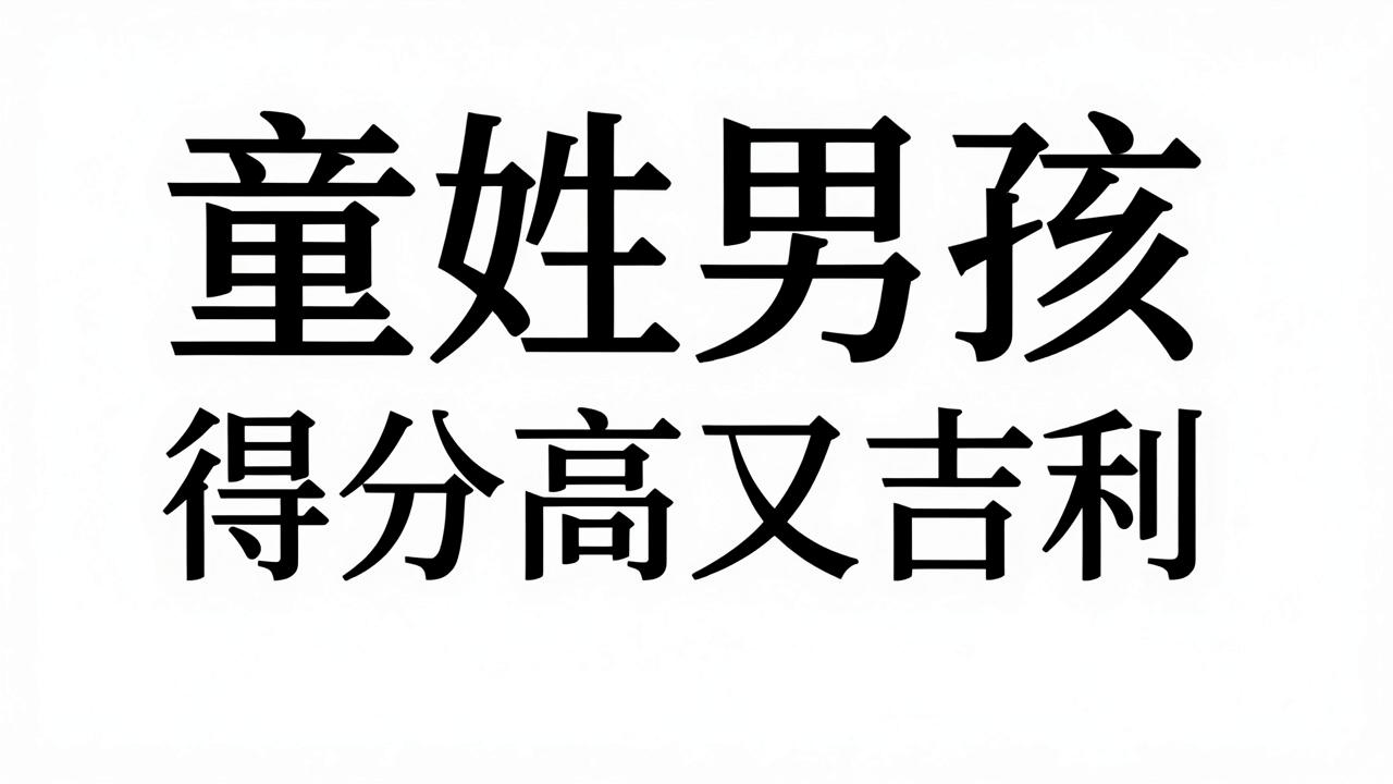 童姓男孩名字高分又吉利 童姓男孩名字高分又吉利