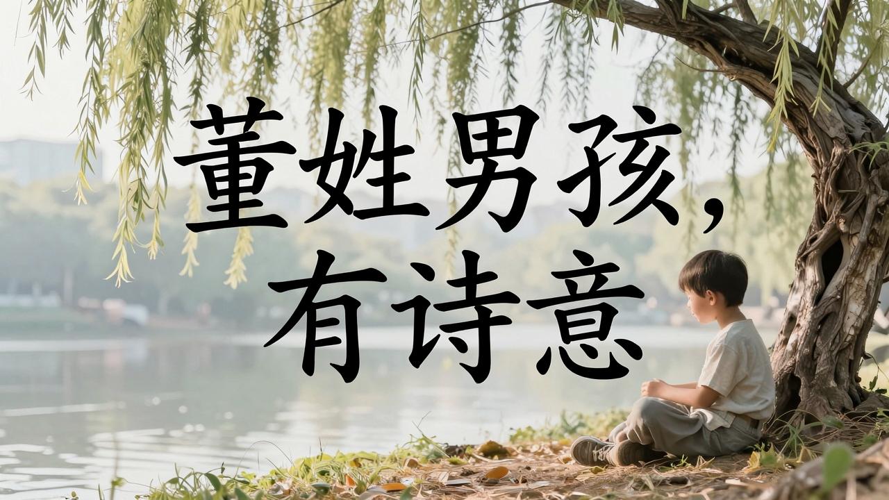 董姓男孩名字古风有诗意