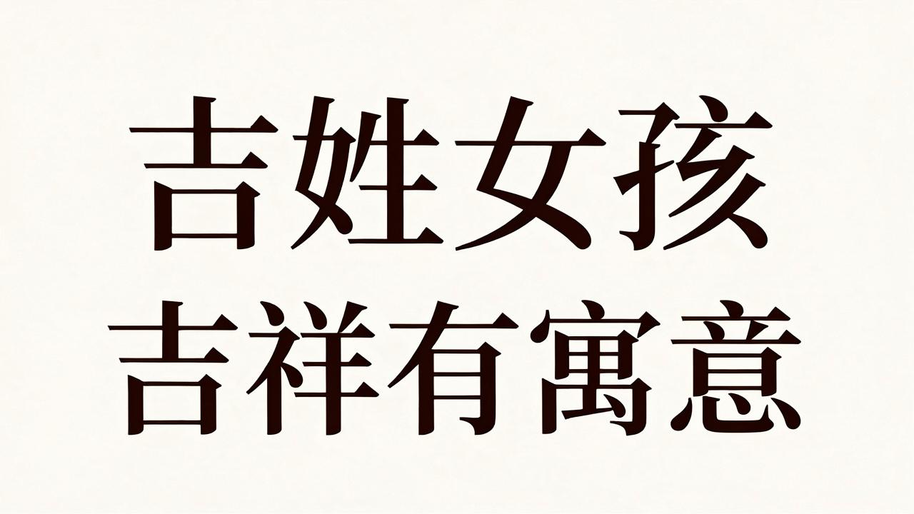 双姓女孩名字吉祥有寓意