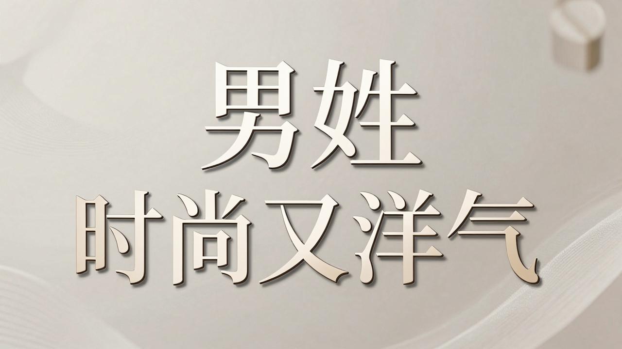 充姓男孩名字时尚又洋气