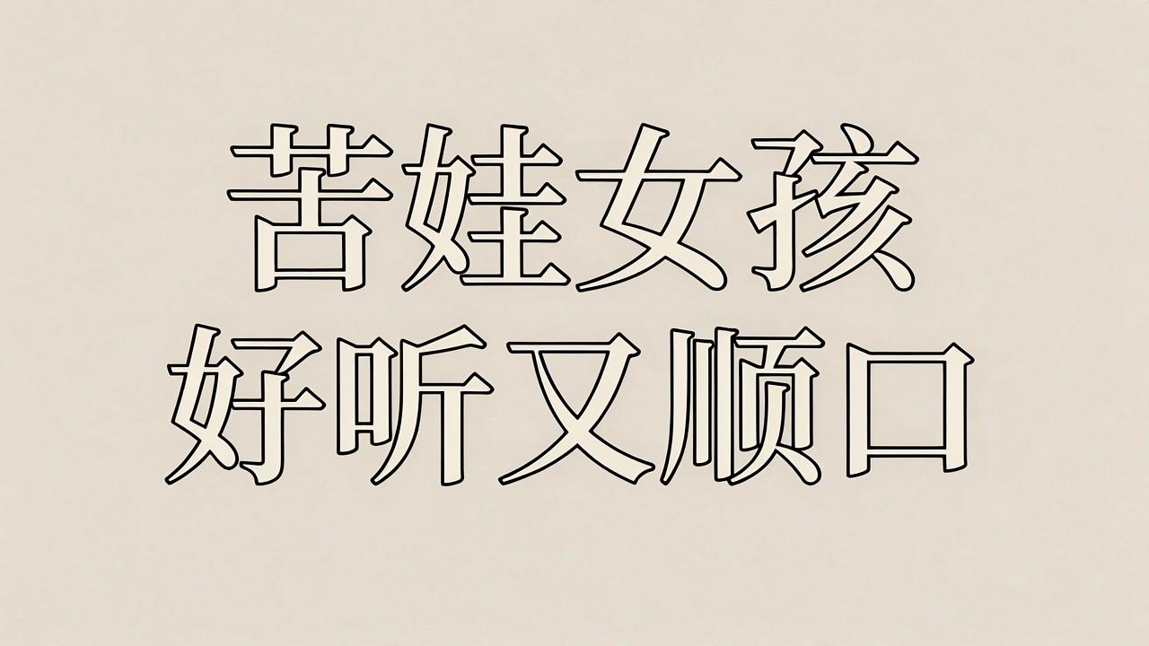 苦姓女孩名字好听又顺口 苦姓女孩名字好听又顺口