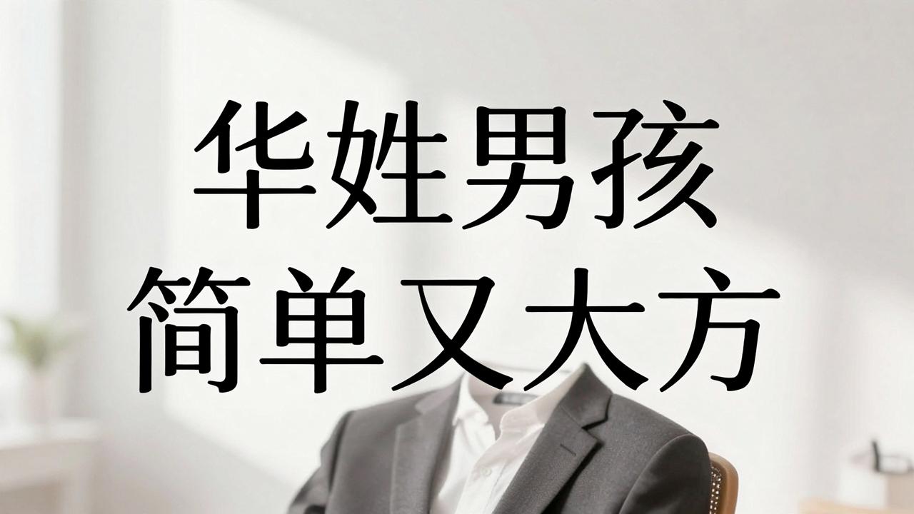 华姓男孩名字简单又大方 华姓男孩名字简单又大方